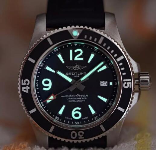 The Breitling Superocean is more dynamic and charming.